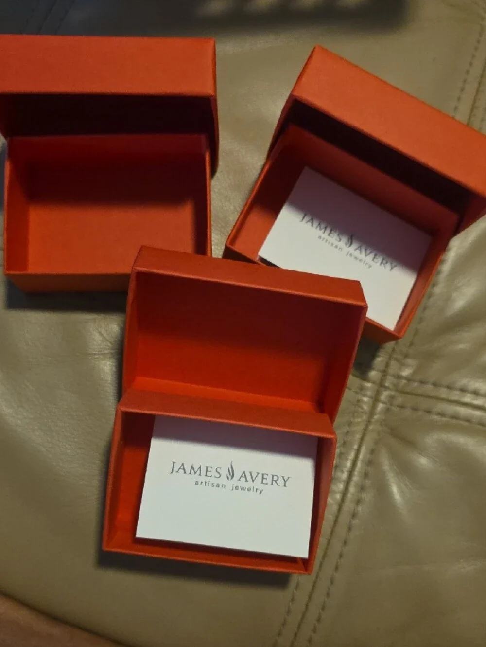 3 James AVERY Jewelry Gift Boxes